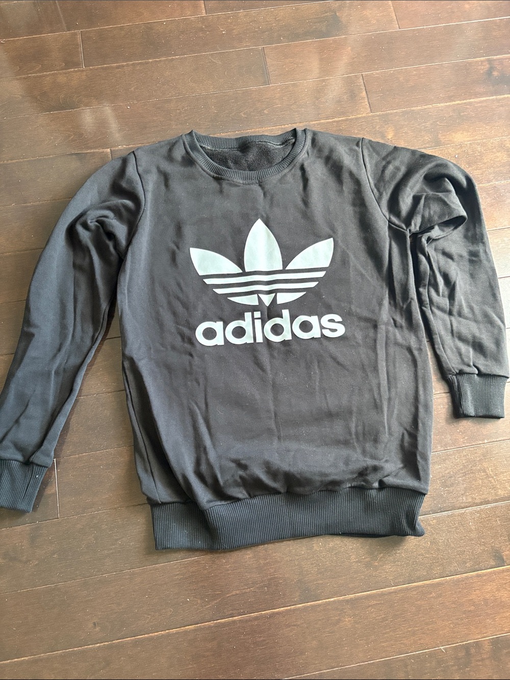 adidas Black Crewneck Sweater